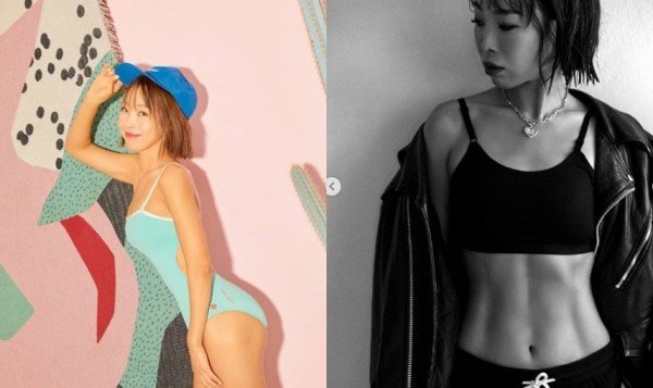 오나미, 완벽한 수영복 맵시+11자 복근 공개 &quot;행복+감사&quot;[리포트:컷]